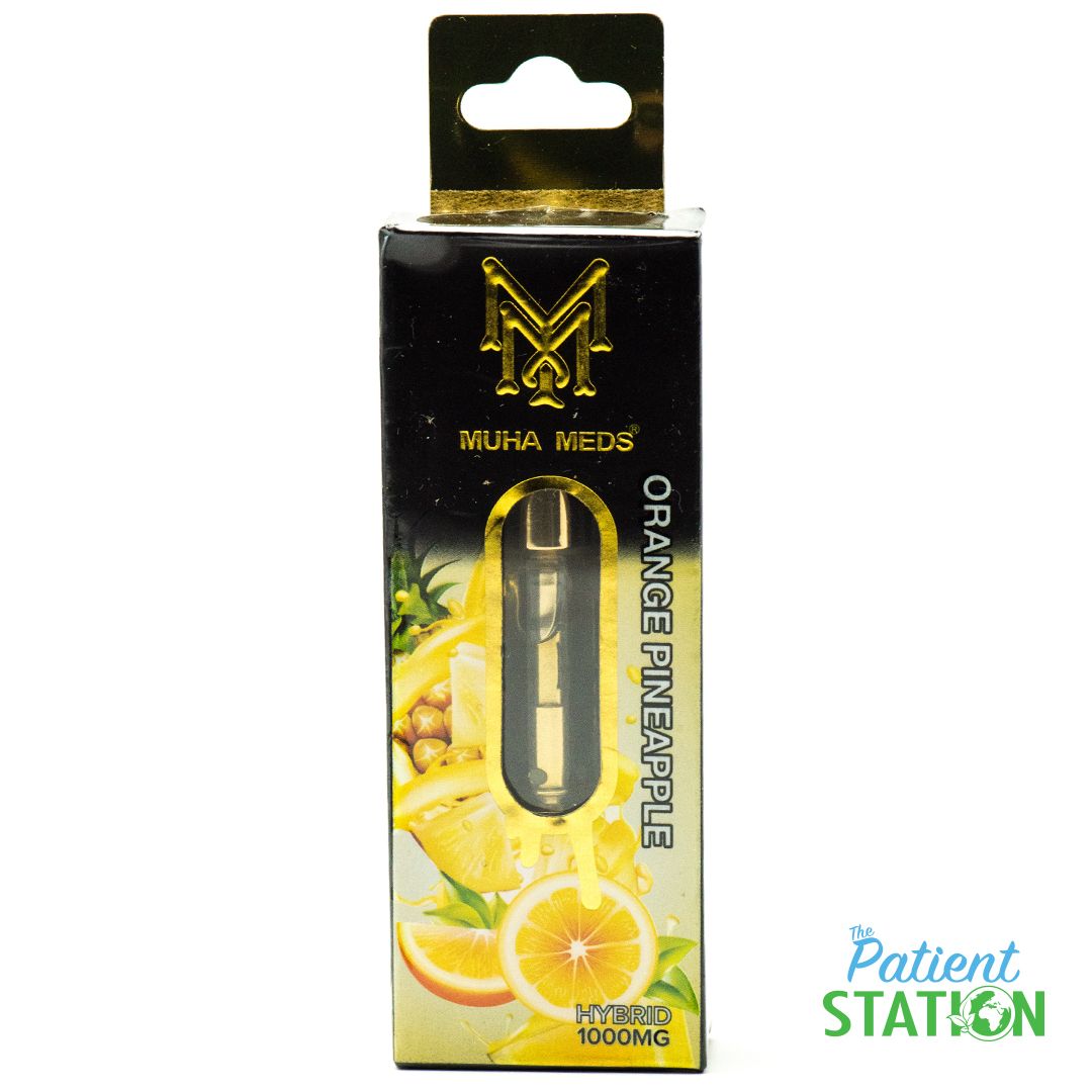 Orange Pineapple, 1g, Cartridge, 90.30%% - Muha Meds