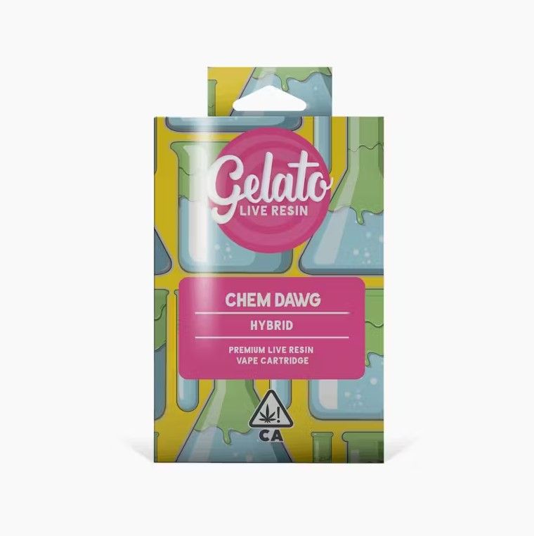 Gelato Live Resin Cartridge Chem Dawg 1g