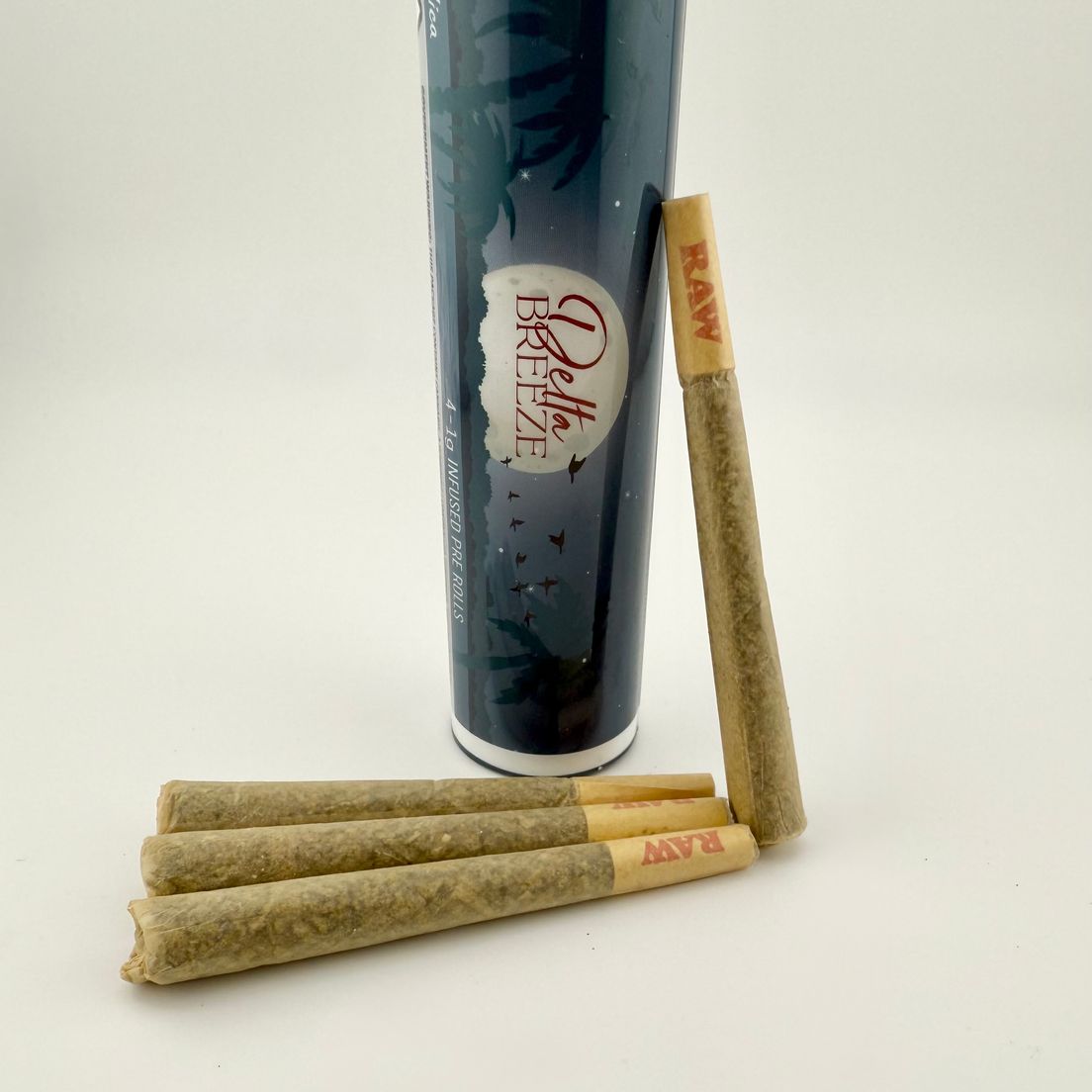 *BLOWOUT DEAL! $25 4g Blasted Blue Cookies (Hybrid) Diamond/THCA Infused Prerolls - Delta Breeze