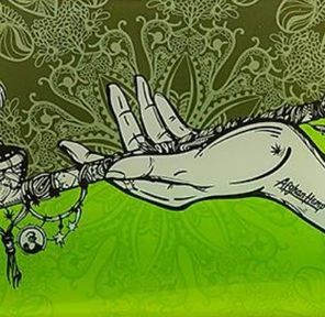 Afghan Hemp Tray W/ Lid and Wraps