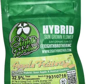 Apple Fritters Flower by Eighth Brother 3.5G THC 30.9%