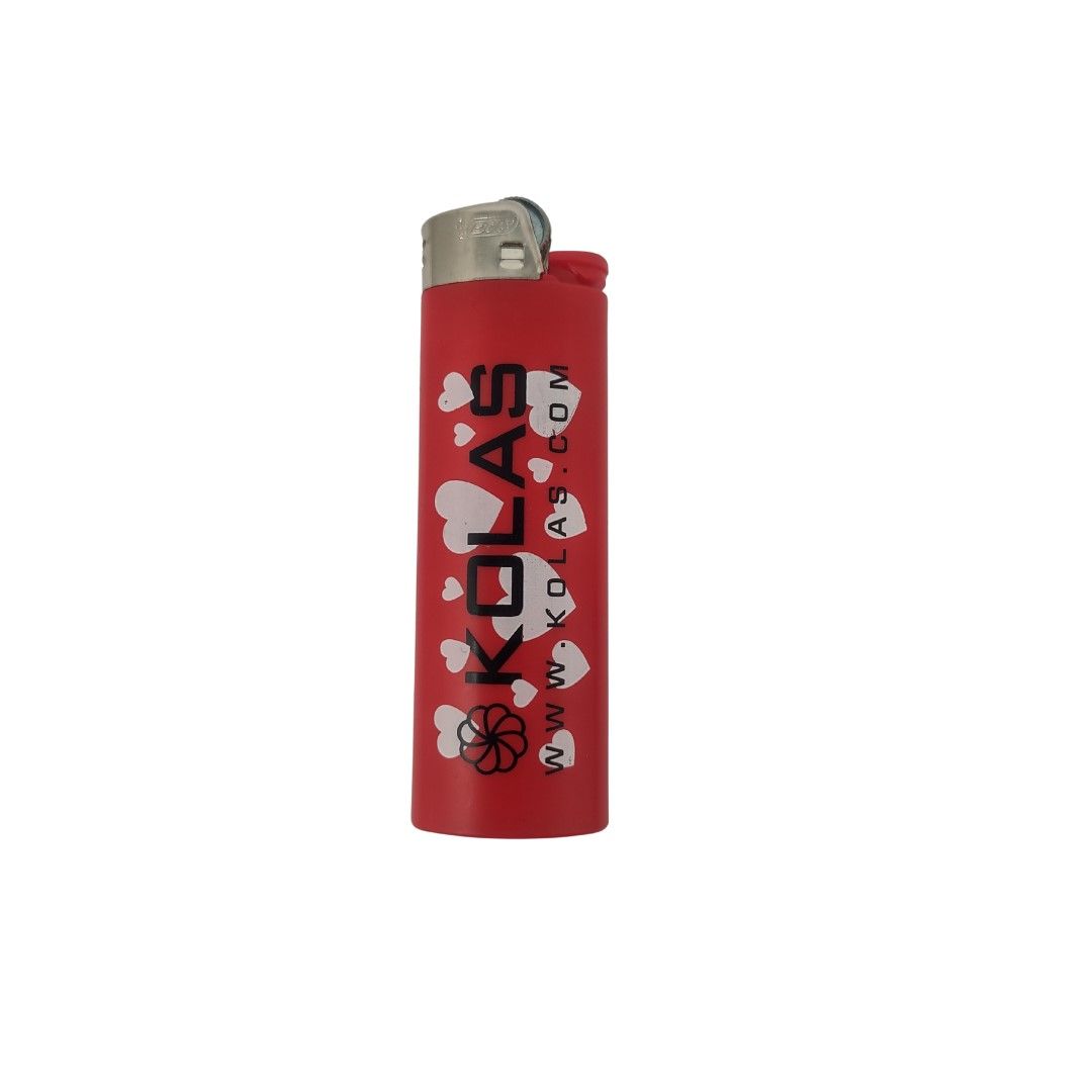 Kolas Branded Bic Lighter Valentine's Red
