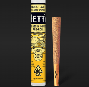Jetty Live Resin Infused Pre-roll Tangie Cookie Burger x Strawnana Mac 1g