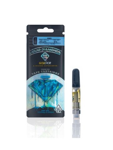 Gold Drop - GMO Liquid Diamonds Vape Cart 1g