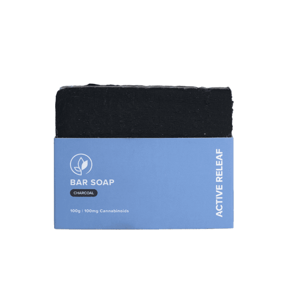 Charcoal 100mg CBD Soap by Active Releaf Wellness