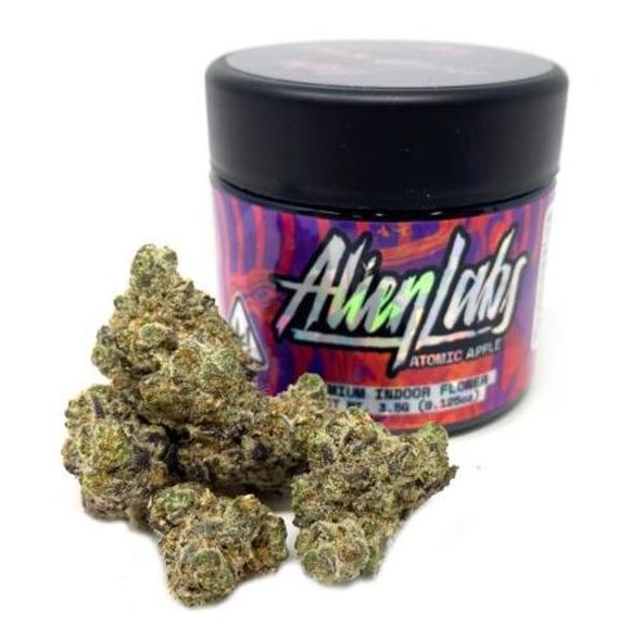 B. Alien Labs 3.5g Flower - Quality 9.5/10 - Atomic Apple (~33% THC)