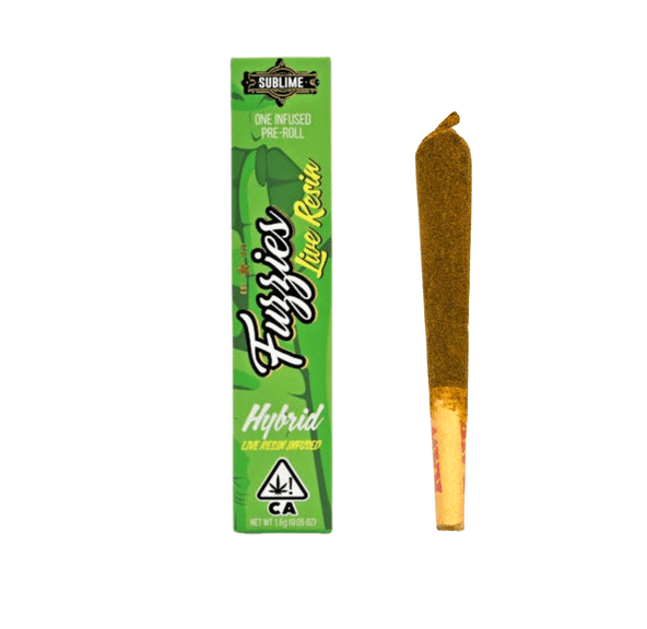 Fuzzies | Infused Preroll | 1.5g | Live Resin | Jet Fuel Gelato