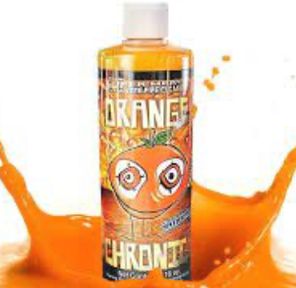 ORANGE CRONIC BONG CLEANER SUPER HERO 16 OZ