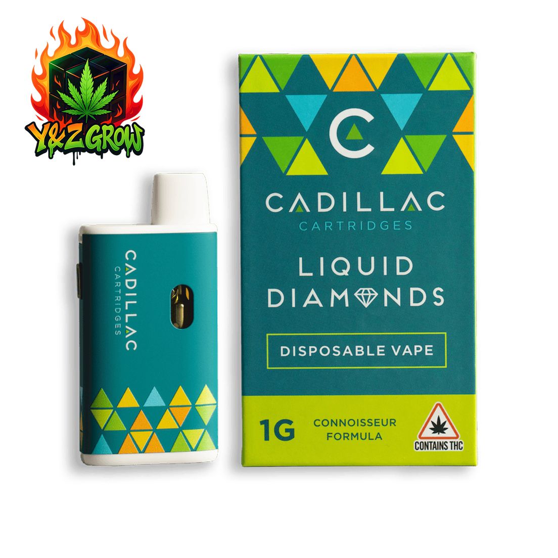Cadillac Liquid Diamond Disposable - Lemon Cookies (S)