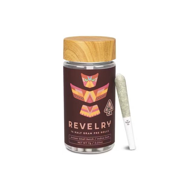 Revelry Herb Co - Brain Freeze - Indica - Pre Roll 7pk 3.5g