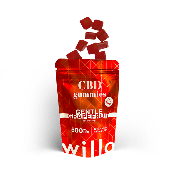 Willo 500mg CBD Gummies: Gentle Grapefruit