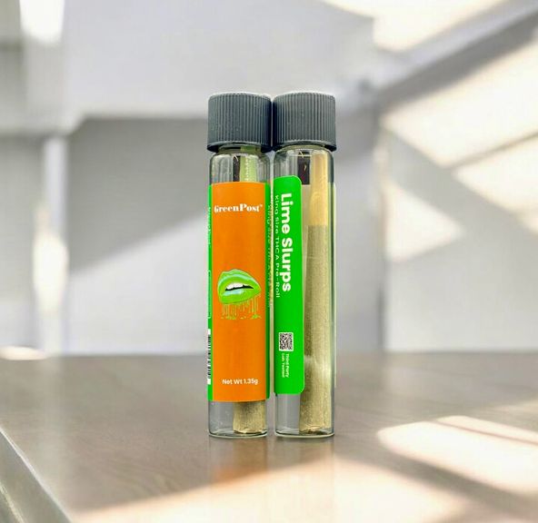 Green Post THCA Pre-Roll King Size 1.35g Lime Slurps