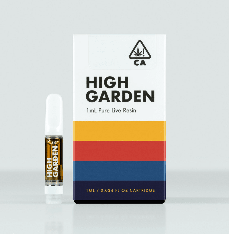 High Garden -California Gold (1ml Pure Live Resin Cartridge) 1g