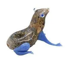 5" STANDING FROG GLASS HANDPIPE