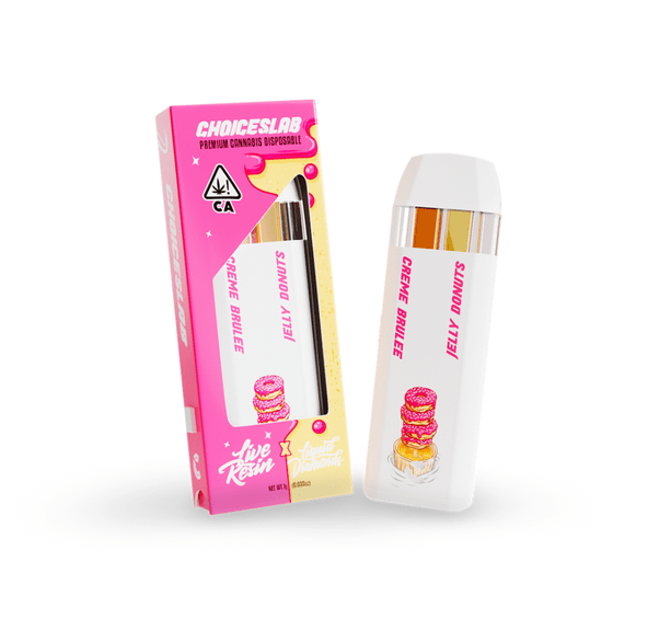 Choices Lab - 1g Disposable Vape - Creme Brulee x Jelly Donutz 1g