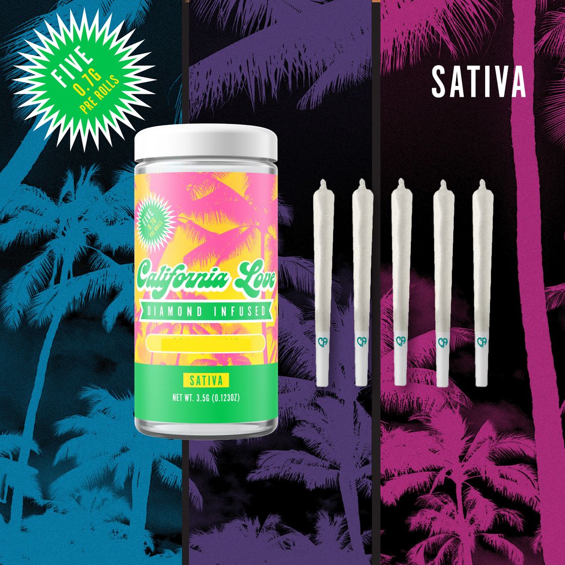 California Love Pre-roll 14pk Blueberry Haze 14g