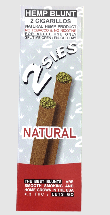 2Sies - Hemp Blunt Loose Leaf Style - Natural