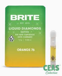 BRITE- LIQUID DIAMONDS CARTRIDGE - Orange 76- 1G-Sativa