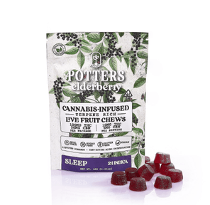 2:1 Elderberry Sugar-Free Live Fruit Chews | 100mg:50mg 10pk 40.00 g