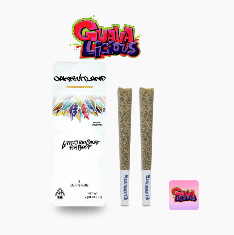 Oakfruitland - Guavalicious Dual Pack Preroll 2g