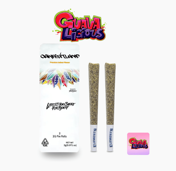 Oakfruitland - Guavalicious Dual Pack Preroll 2g