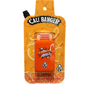 Cali Banger - orange Popsicle Juiced Vape Live Resin AIO - 1.2 G