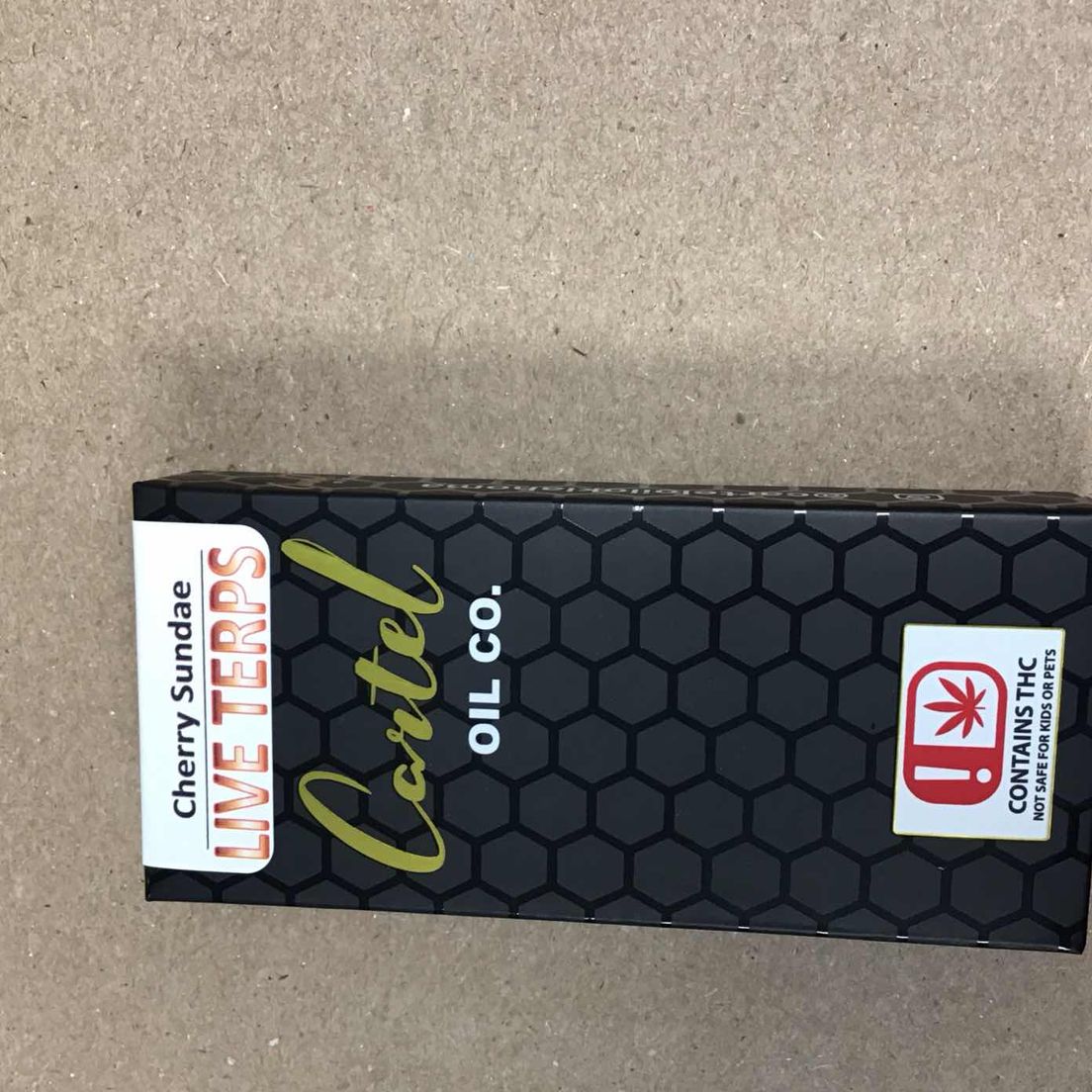 Cherry Sundae Sativa Live Terps Cartel Oil Co Cartridge 1g