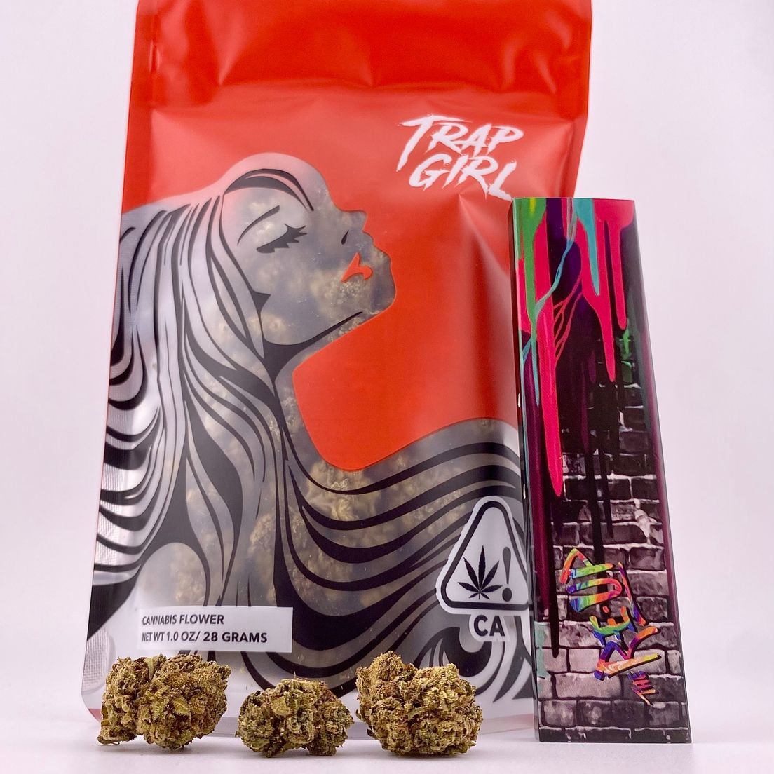 *Deal! $89 1 oz. Biscotti (28.03%/Hybrid - Indica Dom.) - Trap Girl + Rolling Papers