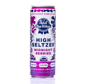 Pabst Blue Ribbon Infused Midnight Berries Singles 10mg