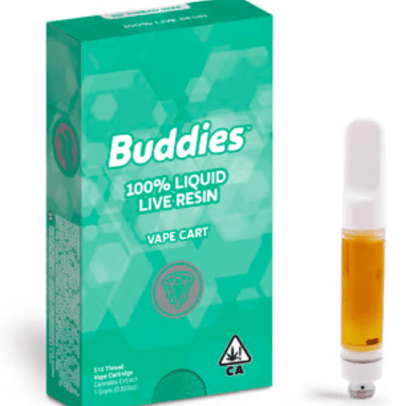 Buddies Brand - Gravity Gusherz - 100% Liquid Live Resin Vape Cart 1g