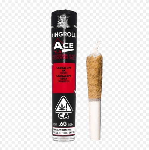 Kingpen Ace Infused Pre-roll Cannalope AK x Cannalope Kush .6g