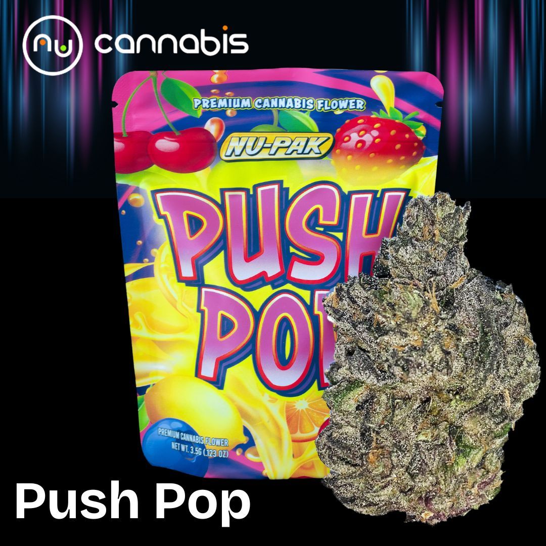 NuCannabis - Push Pop 14g - PREMIUM INDOOR FLOWERS