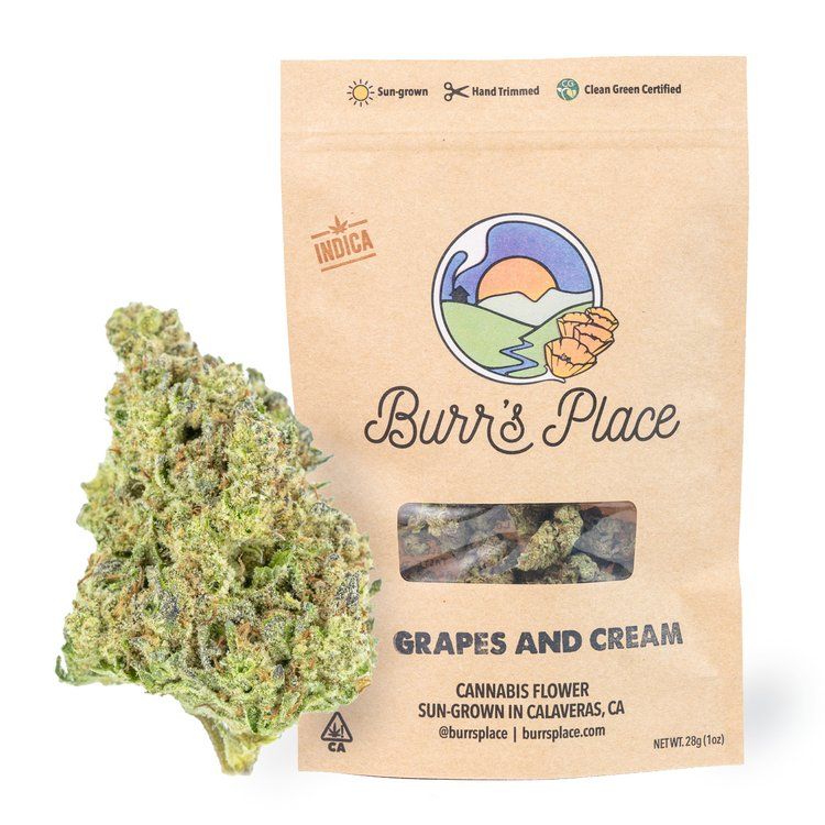 Burr's Place OZ Grapes and Cream $80