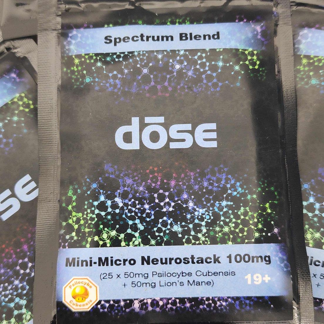 Dose Mushroom Spectrum Blend x lion's Mane Mini-Micro Neurostack 100mg
