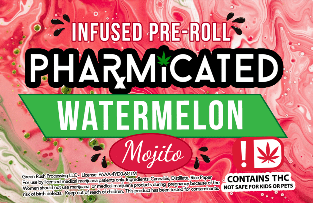 PHARMICATED WATERMELON MOJITO INFUSED PREROLL 1.5G
