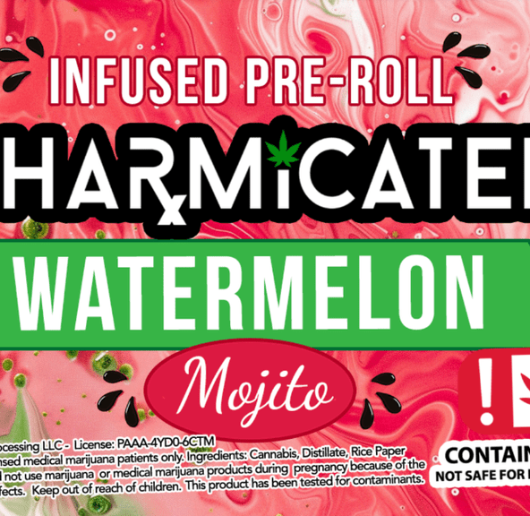PHARMICATED WATERMELON MOJITO INFUSED PREROLL 1.5G