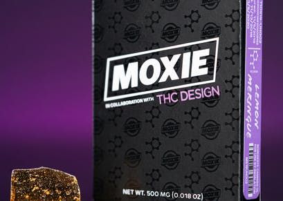MOXIE LR SHATTER .5G: THC DESIGN LEMON MERINGUE