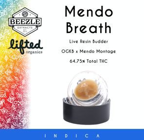 BEEZLE - 1G BUDDER - MENDO BREATH