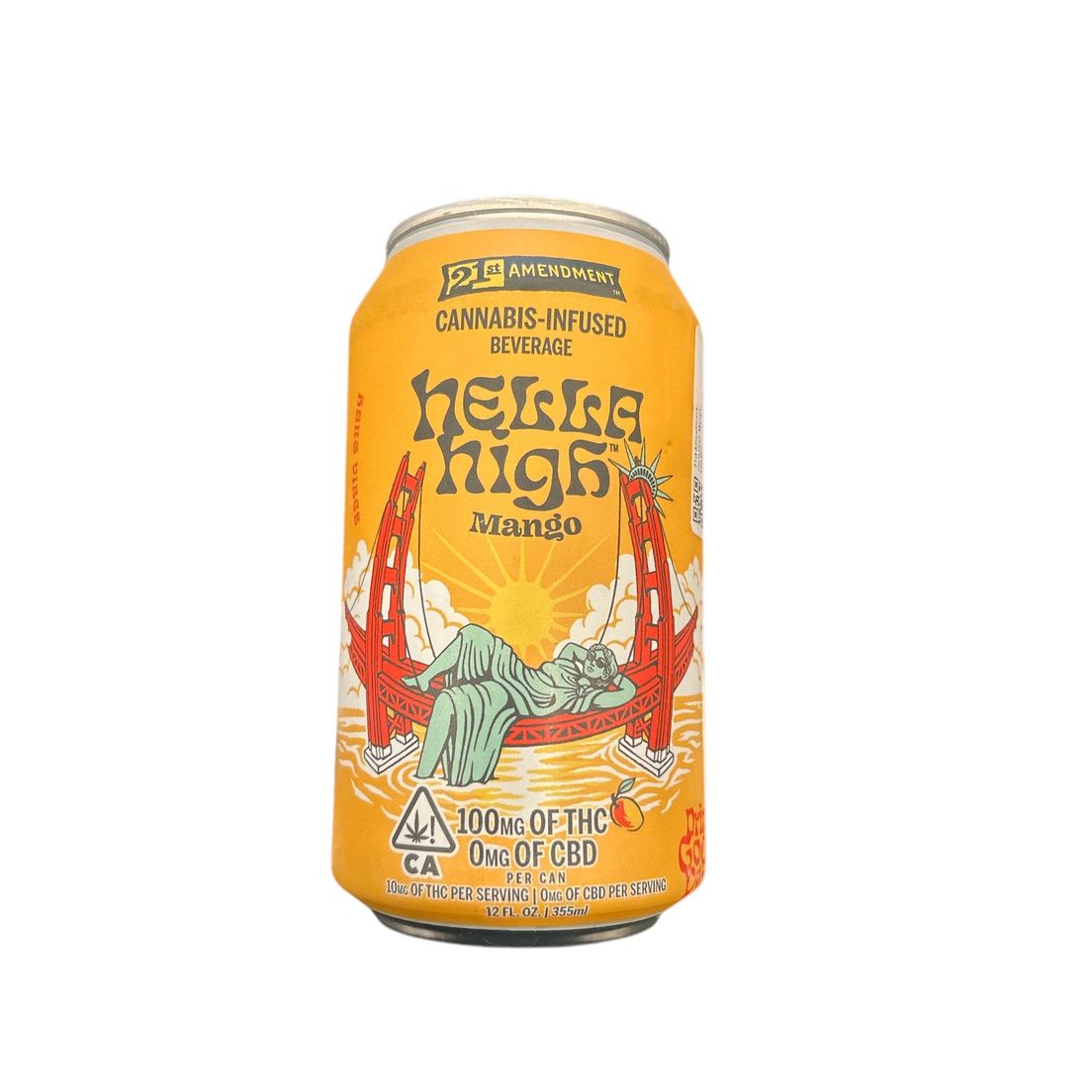 21st Amendment - Hella High Mango - 100 MG