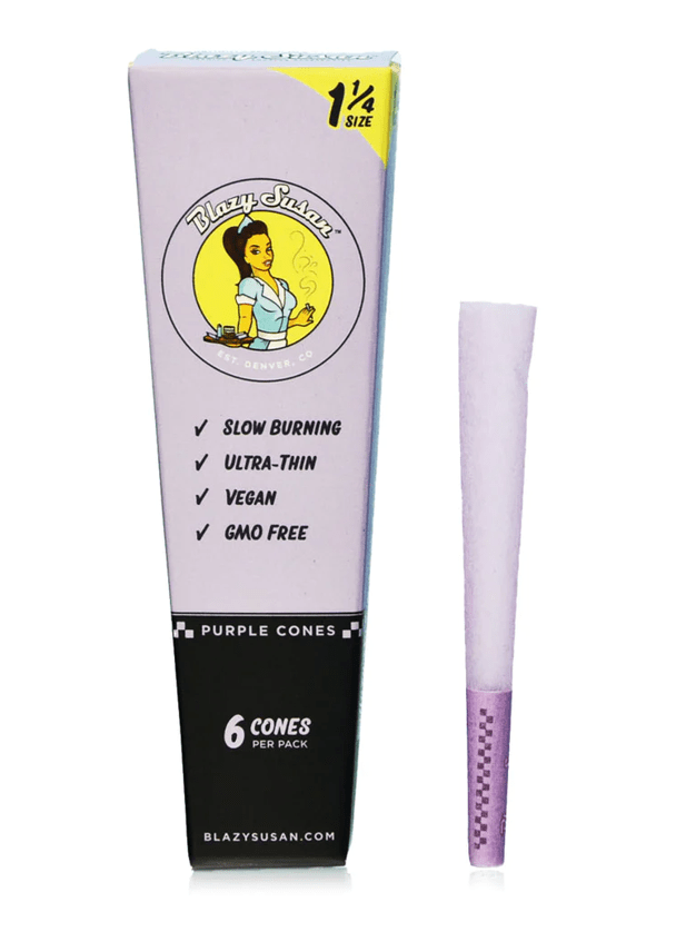 Blazy Susan 1/4 Cones 6 Pack - Purple