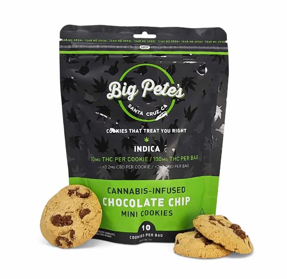 Big Pete's - 100mg Indica Chocolate Chip 10pk