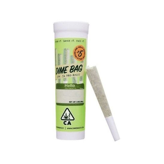 Dime Bag Pre-roll Pack Jet Fuel Gelato 2.5g