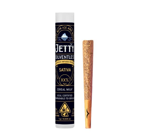 Jetty Solventless Infused Pre-roll Cereal Milk 1g