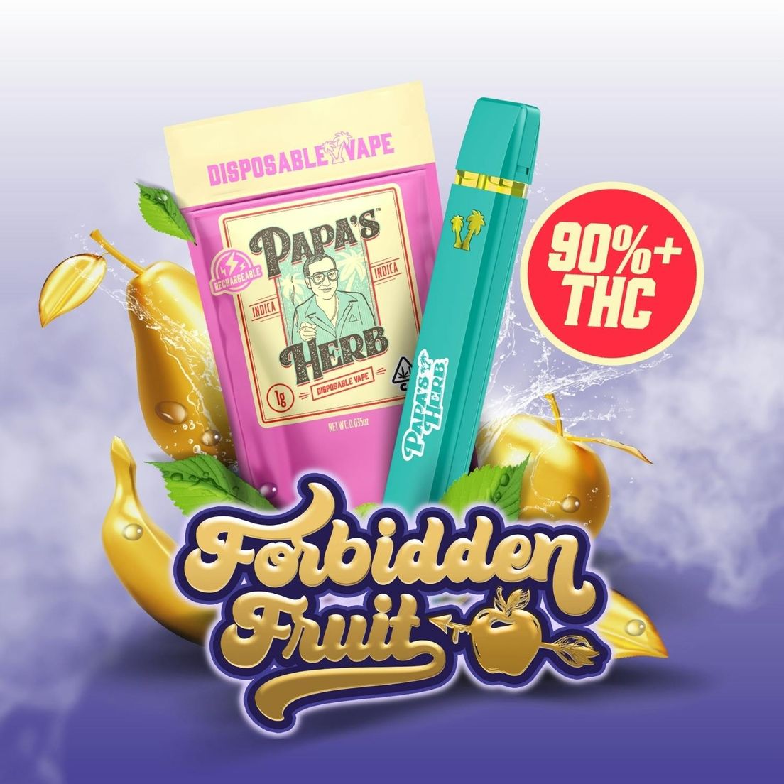 Papa's Herb - AIO Vape - 1g - Forbidden Fruit