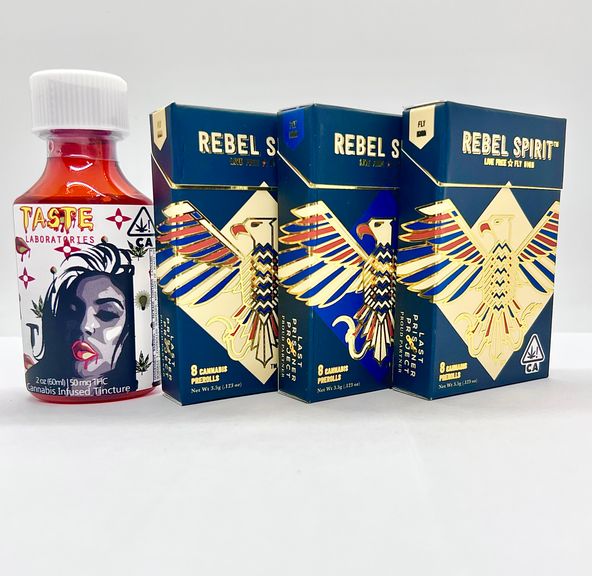 *Deal! $99 Buy Any (3) 3.5g Preroll 8-Packs by Rebel Spirit + 50mg House Pick Edible