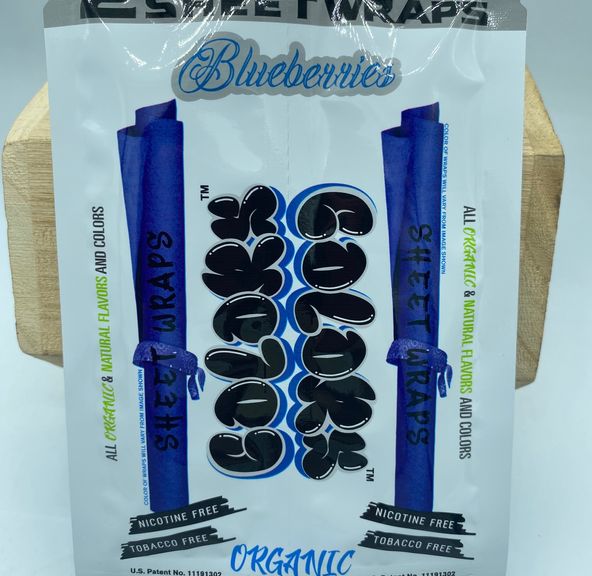 Colors -Blueberries -2 Pack Rolling Papers