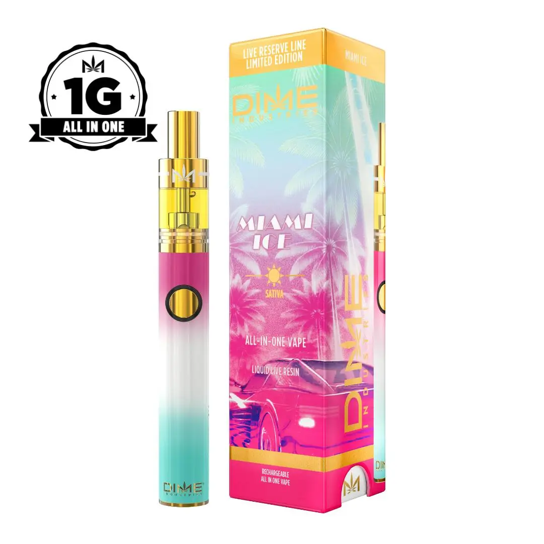 DIME 1G LIVE RESIN DISPOSABLE MIAMI ICE
