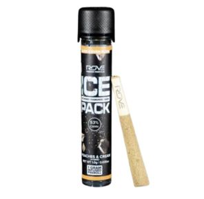 Peaches & Cream - Infused Ice Packs (Rosin, Hash, and Diamonds) Preroll 1.00 g