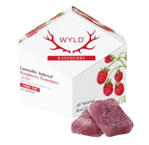 Wyld Fruit Chews Raspberry 100mg