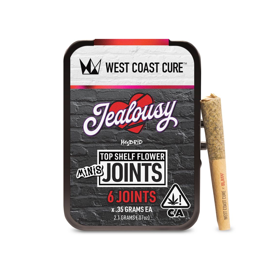 Jealousy - Top Shelf CUREjoint Minis 6 x .35g